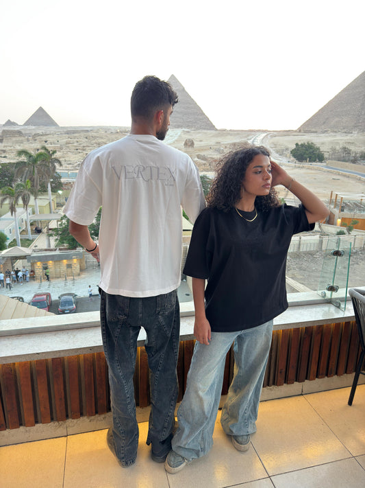 White vertex t-shirt